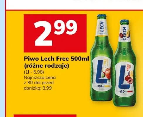 Piwo Lech Free 500ml promocja w Hitpol