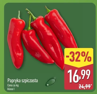 Papryka szpiczasta promocja w Aldi