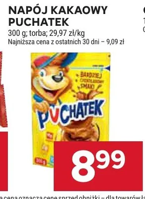 Napój kakaowy Puchatek promocja w Stokrotka