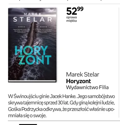Książka Marek Stelar Horyzont promocja w Empik