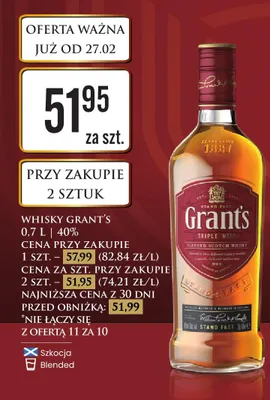Whisky promocja w Dino