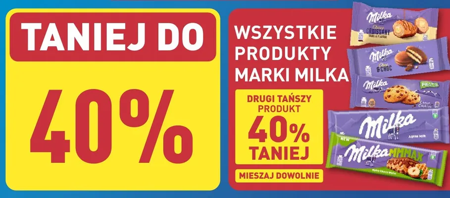 Rogalik Milka Choco Croissant Vanilla Flavour promocja w Aldi