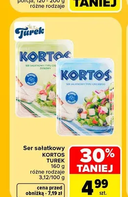 Ser sałatkowy Kortos Turek promocja w Carrefour Market