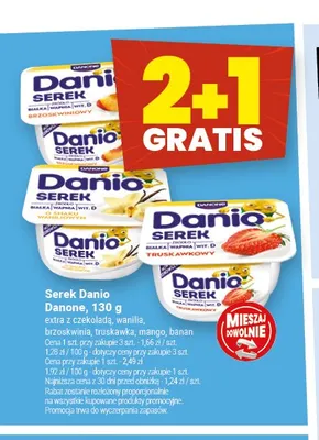 Serek homogenizowany Danio mango promocja w Twój Market