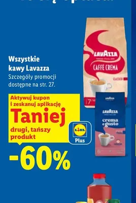 Kawa mielona Lavazza Crema e Gusto promocja w Lidl