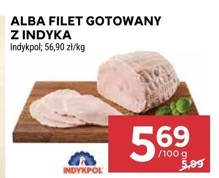 Filet gotowany z indyka alba promocja w Stokrotka