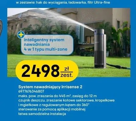 System nawadniający Aiper Irrisense 2 promocja w Castorama