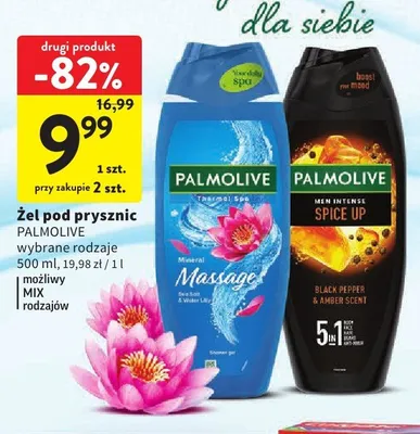 Żel pod prysznic Palmolive Men Intense Spice Up promocja w Intermarche