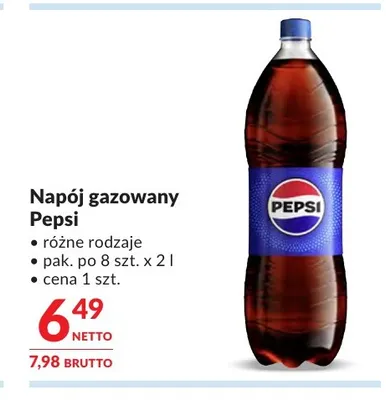 Napój gazowany Pepsi promocja w Makro