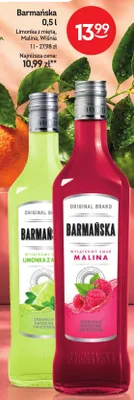 Likier Barmańska Limonka z miętą promocja w Żabka