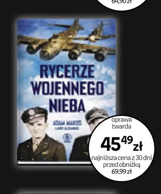 Książka Rycerze wojennego nieba oprawa twarda promocja w Empik
