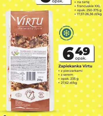 Zapiekanka z serem Virtu promocja w Odido