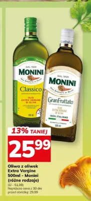 Oliwa z oliwek Extra Vergine Monini Classico promocja w Hitpol