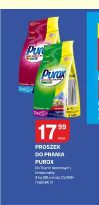 Proszek do prania Purox Uniwersalny promocja w Chorten
