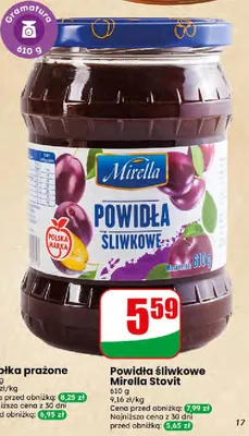 Powidła śliwkowe promocja w Dino