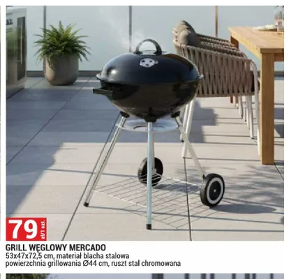 Grill węglowy Mercado promocja w Merkury Market