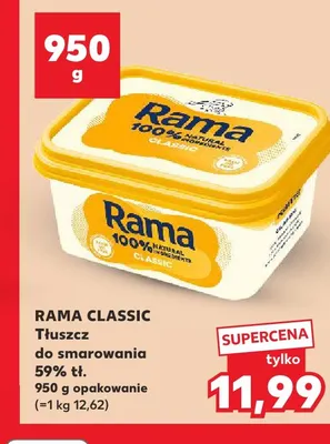 Tłuszcz do smarowania Rama Classic 59% promocja w Kaufland