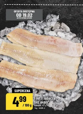 Filet z żabacza bez skóry promocja w POLOmarket