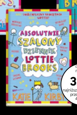 Książka Absolutnie szalony dziennik Lottie Brooks Katie Kirby promocja w Empik