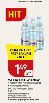 Woda niegazowana Zakopiańska promocja w Chata Polska