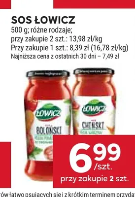 Sos Łowicz promocja w Stokrotka