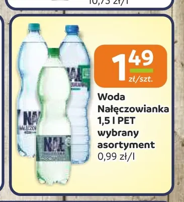 Woda Nałęczowianka promocja w Społem Częstochowa
