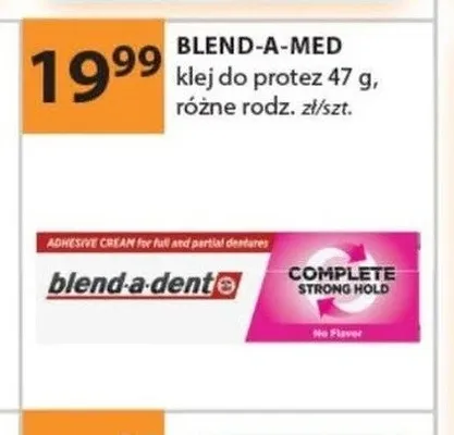 Klej do protez Blend-a-dent Complete Strong promocja w Drogerie Laboo