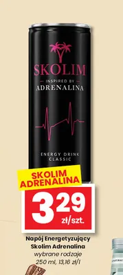 Napój energetyzujący Skolim Adrenalina promocja w emma MARKET