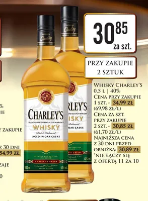 Whisky Charley's promocja w Dino