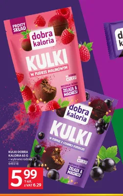 Kulki w pudrze malinowym Dobra Kaloria promocja w Selgros