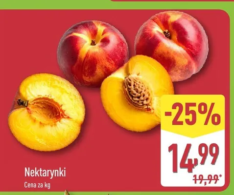 Nektarynki promocja w Aldi