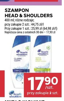 Szampon do włosów Head & Shoulders Citrus Fresh promocja w Stokrotka