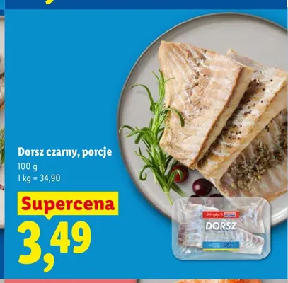 Dorsz czarny porcje promocja w Lidl