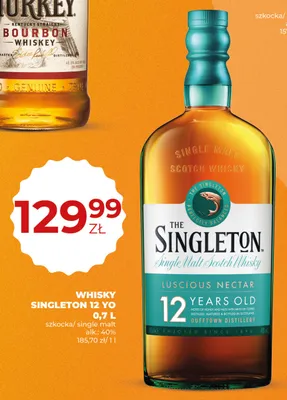 Whisky The Singleton 12 YO promocja w Duży Ben