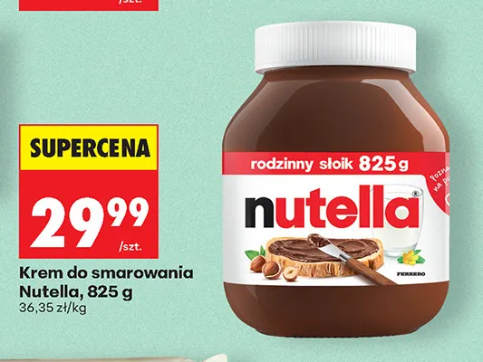 Krem do smarowania Nutella promocja w Biedronka