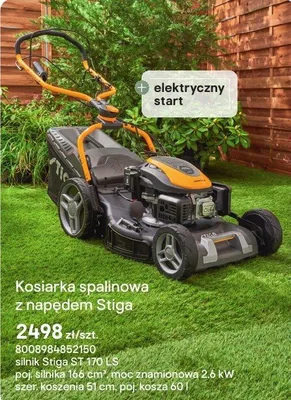 Kosiarka spalinowa z napędem promocja w Castorama