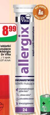 Tabletki musujące Allergix promocja w Dino