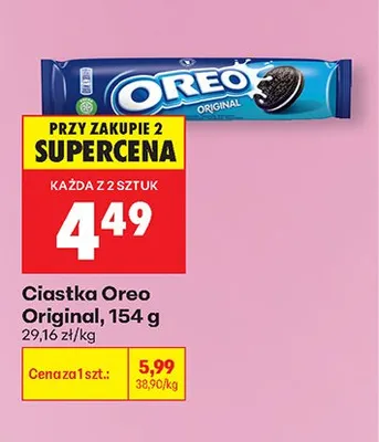 Ciastka Oreo Original promocja w Biedronka