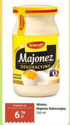 Majonez dekoracyjny promocja w Biedronka