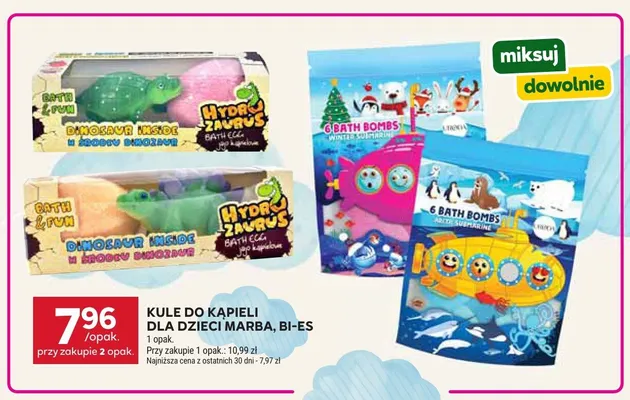 Kula do kąpieli dla dzieci Marba Hydro Zaurus Dinosaur Inside promocja w Stokrotka