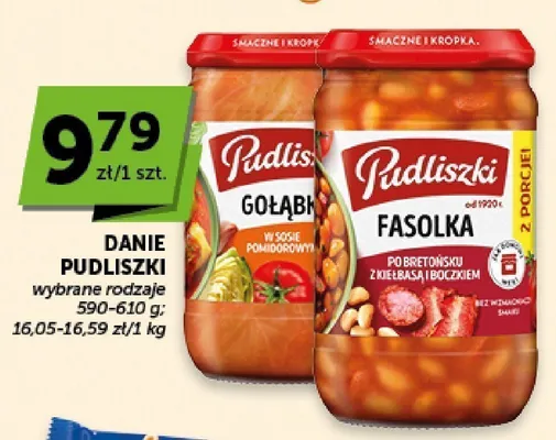 Danie gotowe Pudliszki Gołąbki w sosie pomidorowym promocja w Groszek