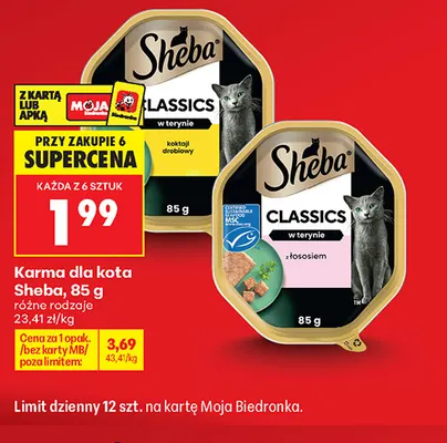 Karma dla kota Sheba promocja w Biedronka