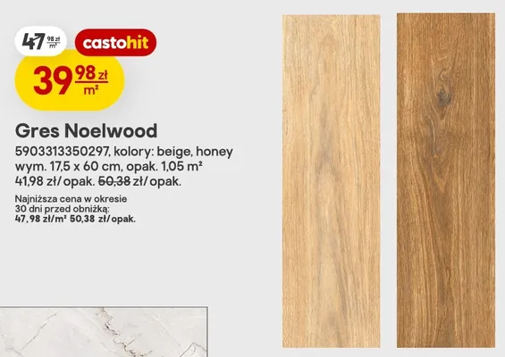 Gres Noelwood promocja w Castorama