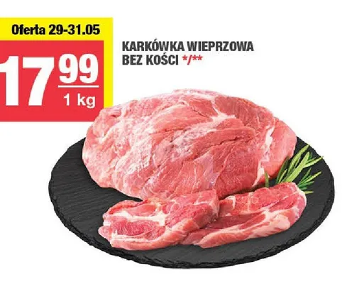 Karkówka wieprzowa bez kości promocja w SPAR