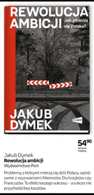 Książka Rewolucja ambicji Jakub Dymek oprawa miękka promocja w Empik