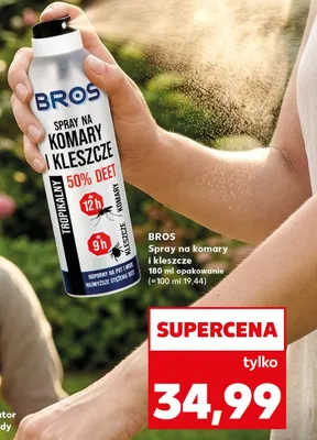 Spray na komary i kleszcze BROS promocja w Kaufland