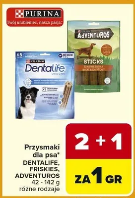 Przysmaki dla psa Dentalife promocja w Carrefour Market