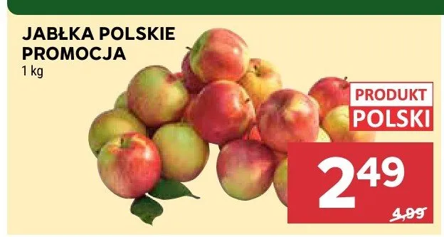 Jabłka polskie promocja promocja w Stokrotka