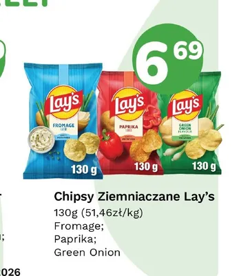 Chipsy ziemniaczane Lay's Fromage promocja w Limonka