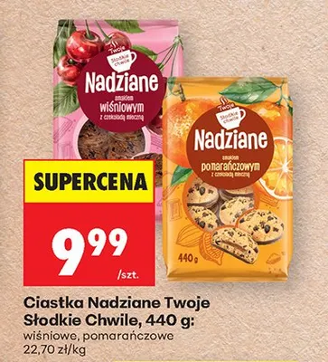 Ciastka Nadziane Twoje Słodkie Chwile wiśniowe promocja w Biedronka